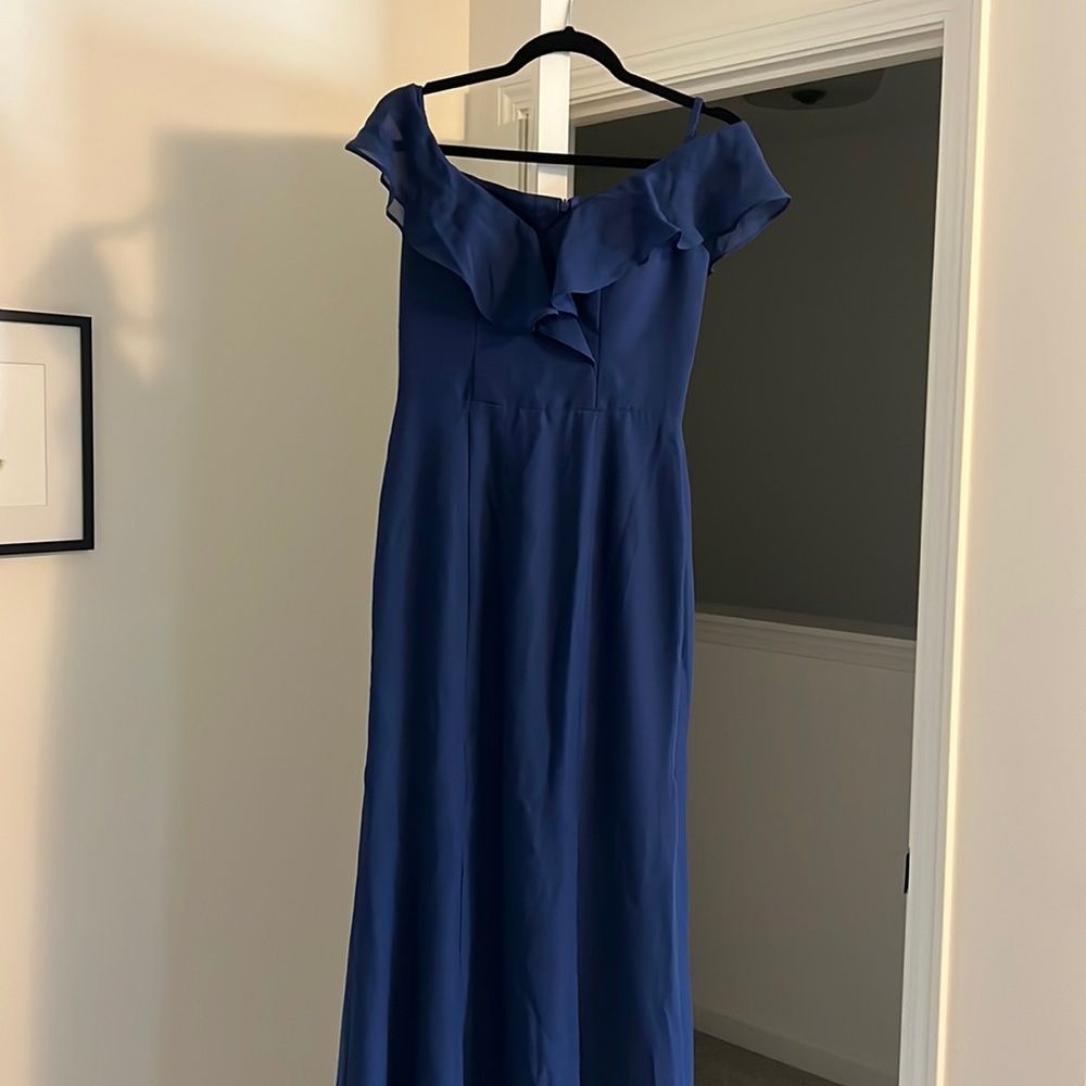 Navy Blue Bridesmaids Dress